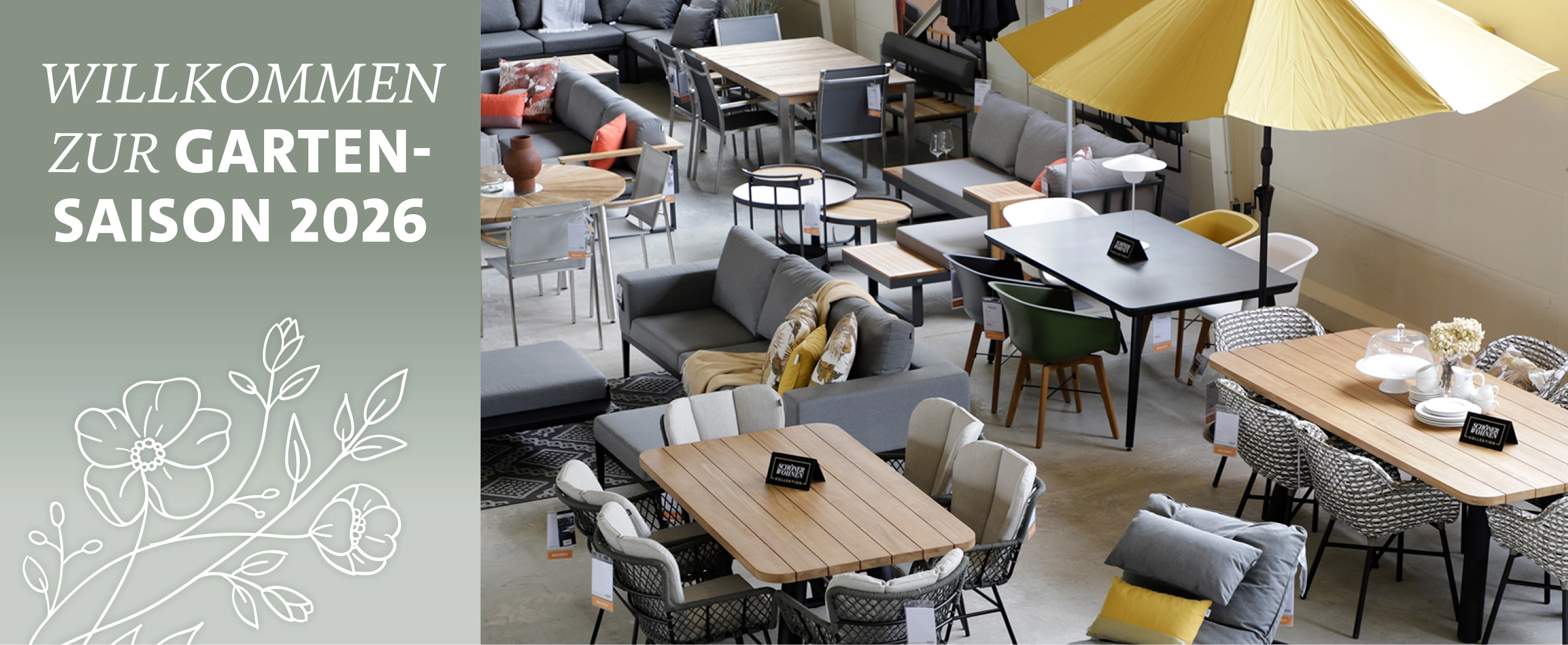 Garden furniture exhibition