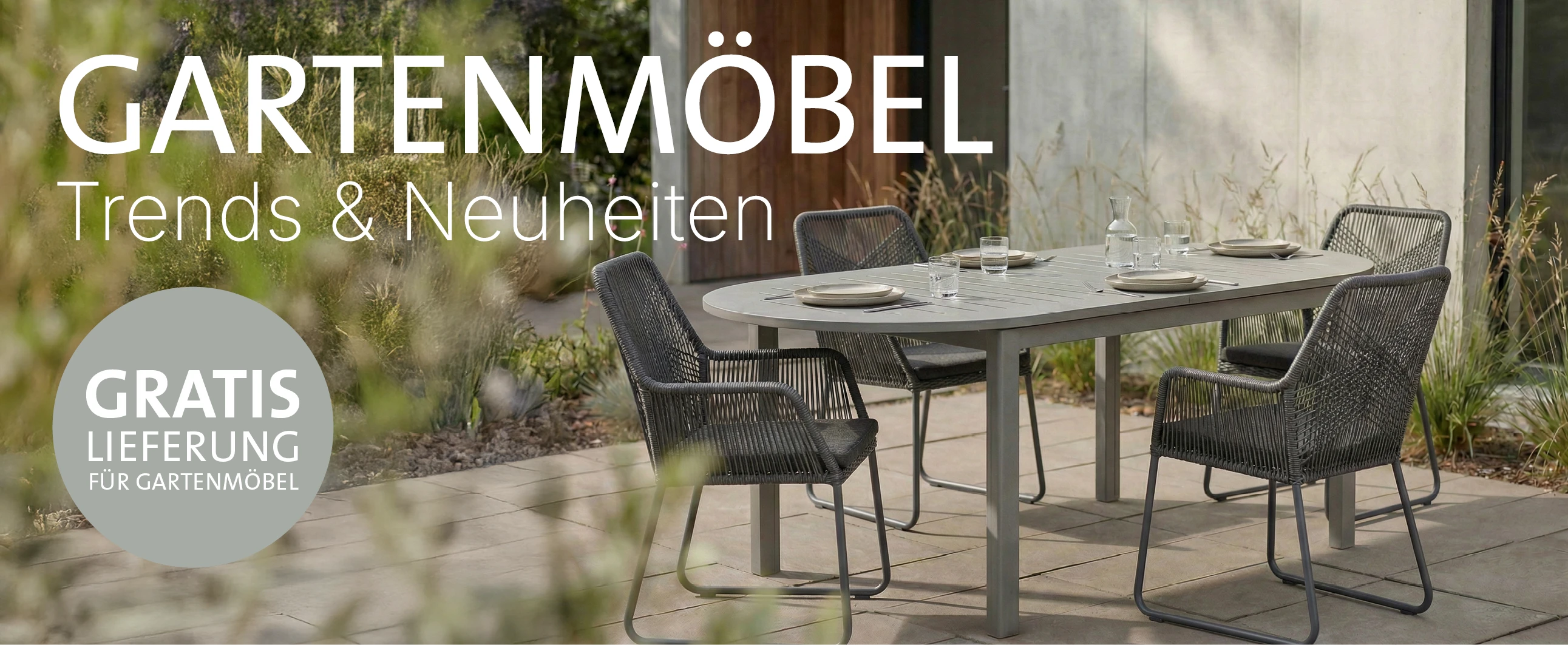 Gartenmöbel: Trends & Neuheiten
