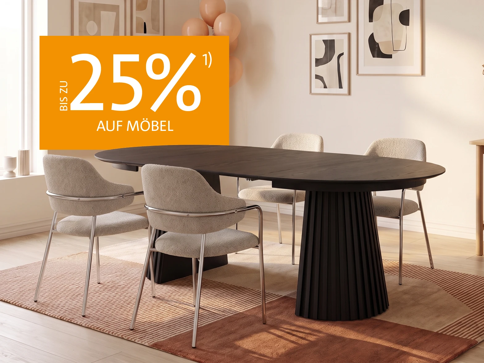 We’re celebrating our birthday! – Up to 25% off furniture