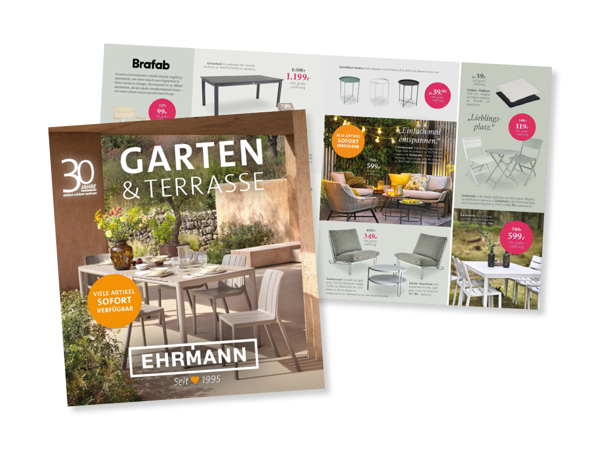 Garden furniture brochure