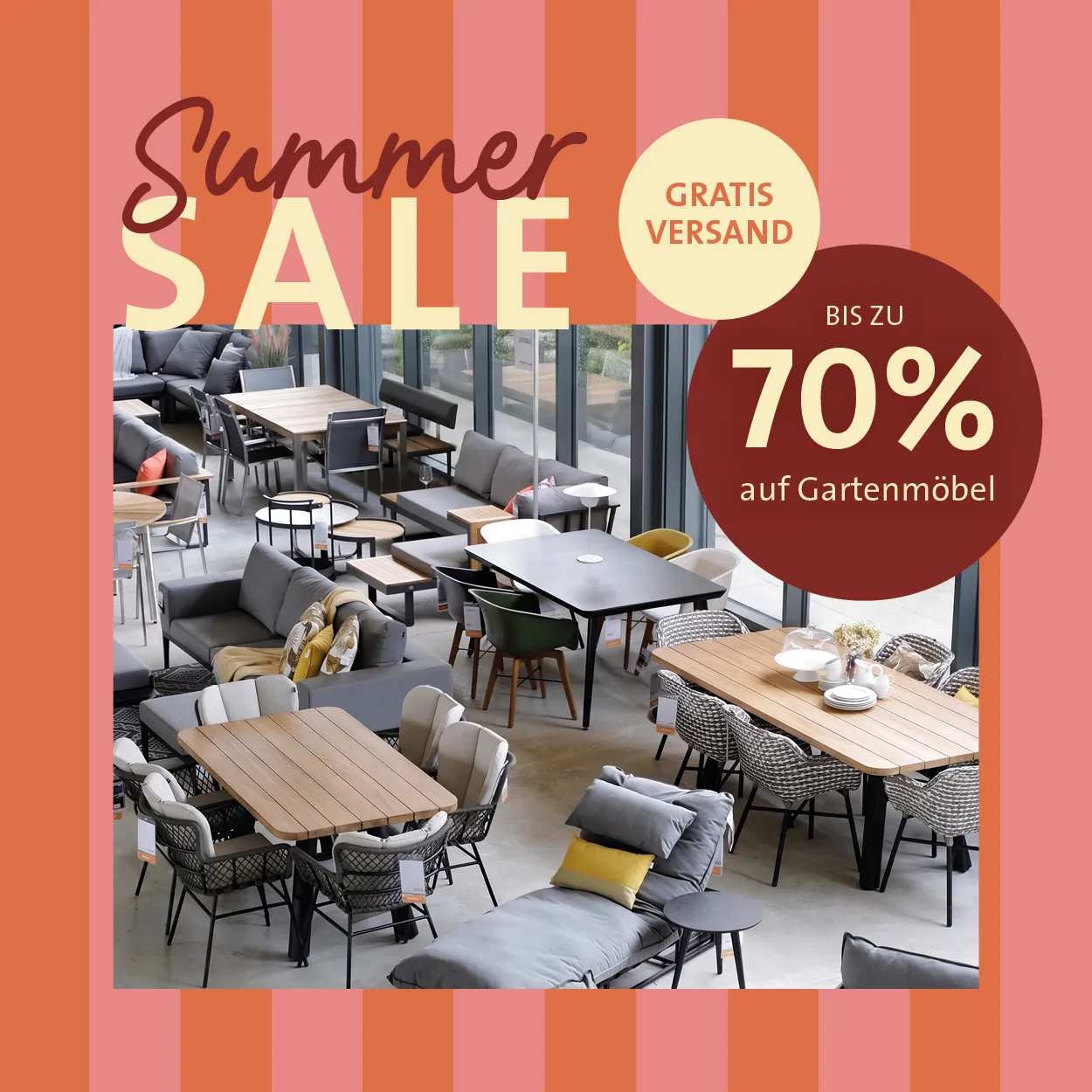 Summer Sale – up to 70% off garden furniture!